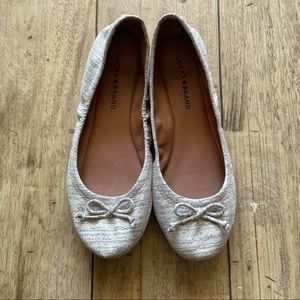 Lucky Brand Shimmery Ballet Flats Size 7.5